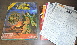TSR Dungeons & Dragons 1985 Battle System in 1981 D&D Box Unpunched - $74.25