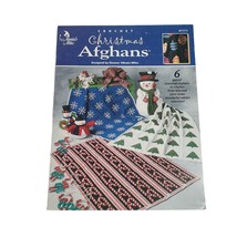 Annies Attic Crochet Christmas Afghans Vintage Yarn Craft  Patterns Seasonal - $9.50