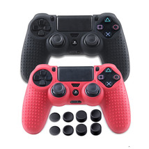 Ps4 Silicone Skin Half Covers Rubber Case For Playstation 4 Wireless Controller - £14.15 GBP