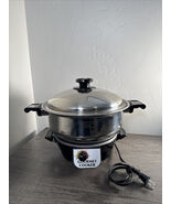 Kitchen Craft 6 Qt Dutch Oven Stainless Electric Slow Cooker Base/Pot SV... - $292.53