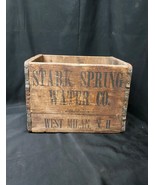 Rare Early Stark Spring Water Co West Milan New Hampshire Wooden Wood Cr... - €172,88 EUR