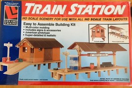 LIFE-LIKE TRAINS TRAIN STATION #1347 HO SCALE BUILDING KIT - £5.82 GBP