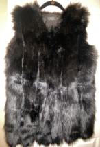 NEW unboxed Black fox fur women&#39;s vest / jacket - €112,87 EUR