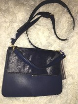 Lily Ivy Crossbody Bag Faux Leather Navy Blue new - £66.14 GBP