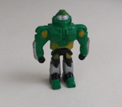 1994 Soma Rubber Sonic Rangers Green Robot Warrior 1.75&quot; Mini Figure - £3.03 GBP