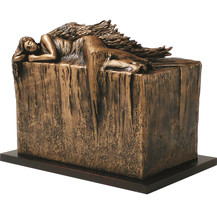 Unique Memorial Cremation Urn Artistic Sculpture Angel Funeral Casket Fo... - £282.58 GBP+