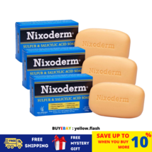 3 paquetes de NIXODERM Sulphur &amp; Salicylic Acid Soap 100g - Acné/Problem... - £26.89 GBP