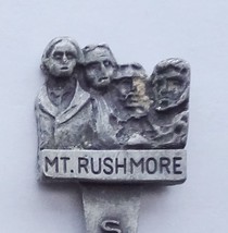 Collector Souvenir Spoon USA South Dakota Mt Rushmore Figural Buffalo Pewter - £7.83 GBP