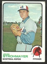 Montreal Expos John Strohmayer 1973 Topps Baseball Card # 457 g/vg - £0.39 GBP