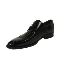 Men's Giovanni Shoes High Quality Leather Wing Tip Derby LINCOLN Black image 3