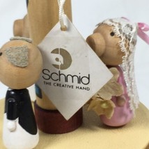 Schmid Music Box Playing Mendelssohn&#39;s Wedding March Spinning Pig Figures - £23.18 GBP