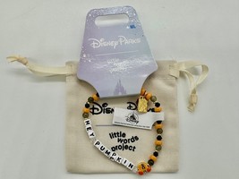 Disney Parks Little Words Project Hey Pumpkin Halloween Mickey Bracelet ... - $44.54