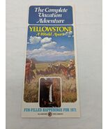 1971 The Complete Vacation Adventure Yellowstone A World Apart Travel Br... - $272.41 MXN