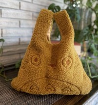 My Neighbor Totoro Brown Fleece Tote Bag - $20.56