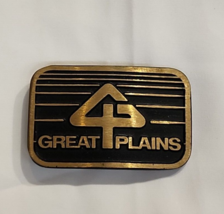 Great Plains Solid Brass Belt Buckle - £7.65 GBP