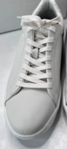 Calvin Klein Falconi Leather Lace Up Low Top Sneaker White Men&#39;s 12M NIB - $44.06