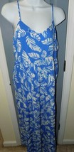 SO Tropical Blue Maxi Dress Size L Women&#39;s NEW - £26.78 GBP