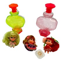 Vintage Liddle Kiddle Kologne Bottle Apple &amp; Rosebud Plus Grape Doll 60s - £96.70 GBP