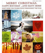 Merry Christmas, Happy Birthday, Many More PVG Sheet Music for Celebrations - £14.25 GBP