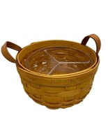 Longaberger 2003 Button Basket with Divided Liner - $32.93 CAD