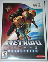 Nintendo Wii   Metroid Prime 3 Corruption (Complete With Manual) - £31.45 GBP