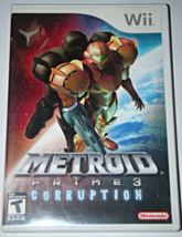 Nintendo Wii   Metroid Prime 3 Corruption (Complete With Manual) - £29.90 GBP