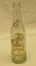 A&amp;W Root Beer Advertising Beverages Soda Pop Bottle Glass 10 oz. Vintage - £20.92 GBP
