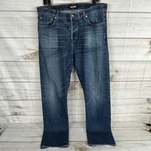 Baldwin The Samuel Men&#39;s Size 34 x 34 Selvedge Denim Jeans Slim Straight KC - £47.84 GBP