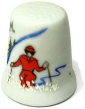 Vintage Thimble Red River New Mexico Skiing - £12.39 GBP