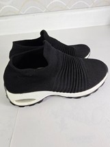 STQ Slip On Breathe Mesh Walking Shoes Women Fashion Sneakers Comfort Size 8 - £19.41 GBP