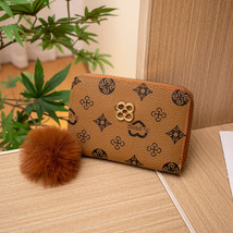 Printed Wallet Ladies Bag Women&#39;s Bag Female Lady Coin Purse Two-Fold Clutch - £23.59 GBP