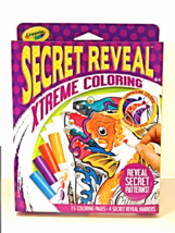 New Crayola Secret Reveal Xtreme Coloring Pages And Markers Eye Popping ... - £4.78 GBP