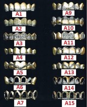 Removable gold teeth caps Grillz mold kit 6 teeth grills /a3 - £82.70 GBP