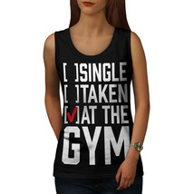Wellcoda Single Taken Gym Womens Tank Top, Workout Athletic Sports Shirt - £14.63 GBP+