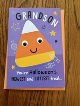 Happy First Halloween Card &amp; Envelope For Grandson Hallmark Greeting Card - £3.46 GBP