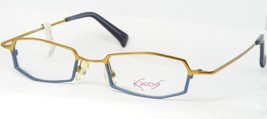 Kaos Fifty Nine COL.3 Gold / Blue Eyeglasses Glasses Frame 46-20-145mm Germany - £63.22 GBP