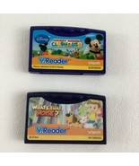 VTech V Reader Cartridges Disney Mickey Mouse Clubhouse What&#39;s That Nois... - $18.76