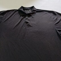 Royal Club 3-Button Men’s Black Polo Shirt Short Sleeve Size 5XL image 6