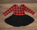 NEW Boutique Buffalo Plaid Girls Christmas Twirl Dress Size 2T - £12.08 GBP