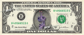 RANDALL BOGGS Monsters Inc On Real Dollar Bill - Cash Money Bank Note Cu... - $4.44