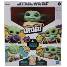Star Wars - Mandalorian - Galactic Snackin&#39; Grogu - Animatronic Toy - 40+ Sounds - £25.51 GBP