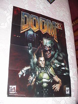 Doom 3 Poster Doom III ID Software Approx 20&quot;X15&quot; Videogame Eternal - £23.50 GBP