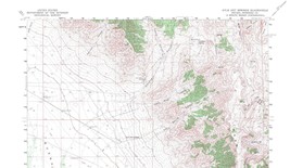 Kyle Hot Springs Quadrangle, Nevada 1961 Topo Map USGS 15 Minute Topogra... - £17.34 GBP