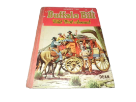 Antique 1958 Buffalo Bill Wild West Annual Hc Book Dean &amp; Son Ltd - $12.86