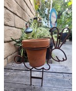 19&quot; H, Bunny Cast Iron Planter Garden Stake Yard Art Garden Decor - $33.23 CAD