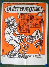 Cabu - Original Poster - La Vie T&#39;en Que Une - Movie - Poster - 1978- Show Or... - £104.38 GBP