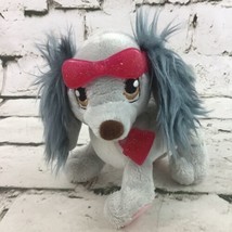 Barbie Puppy Dog Plush Gray Cocker Spaniel Stuffed Animal Soft Toy Matte... - $9.89