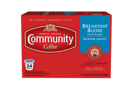 Community Coffee Breakfast Blend Coffee 24 to 144 Keurig K cup Pod Pick ... - £19.65 GBP+