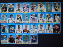 1987 Fleer Pittsburgh Pirates Team Set Of 29 With Update Baseball Cards ... - $3.50