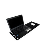 Extra Long Black Felt Keyboard and Mouse Mat with Laptop Cooling Holes, ... - $617.76 MXN